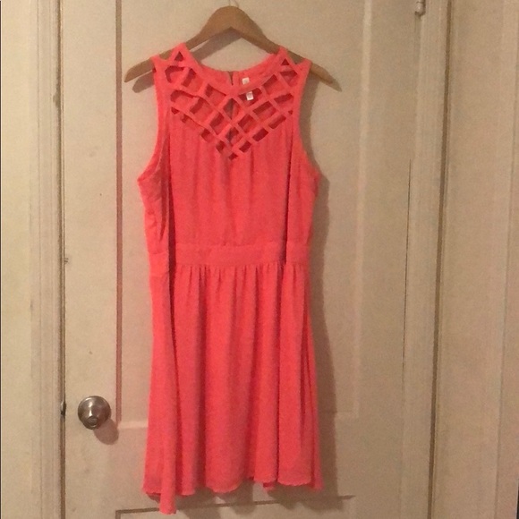 target coral dress